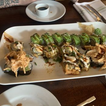 Lila - Volcano roll, crispy crab roll, caterpillar roll - New American Near Me - Sarasota, Florida Lila - Volcano roll, crispy crab roll, caterpillar roll - New American Near Me - Sarasota, Florida