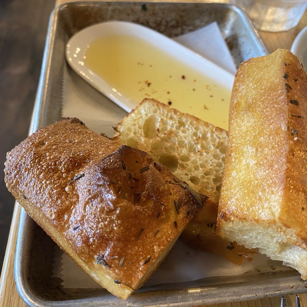 Makmak Eatery - Warm focaccia with dipping oil - Breakfast & Brunch Near Me - Cranston, Rhode Island Makmak Eatery - Warm focaccia with dipping oil - Breakfast & Brunch Near Me - Cranston, Rhode Island