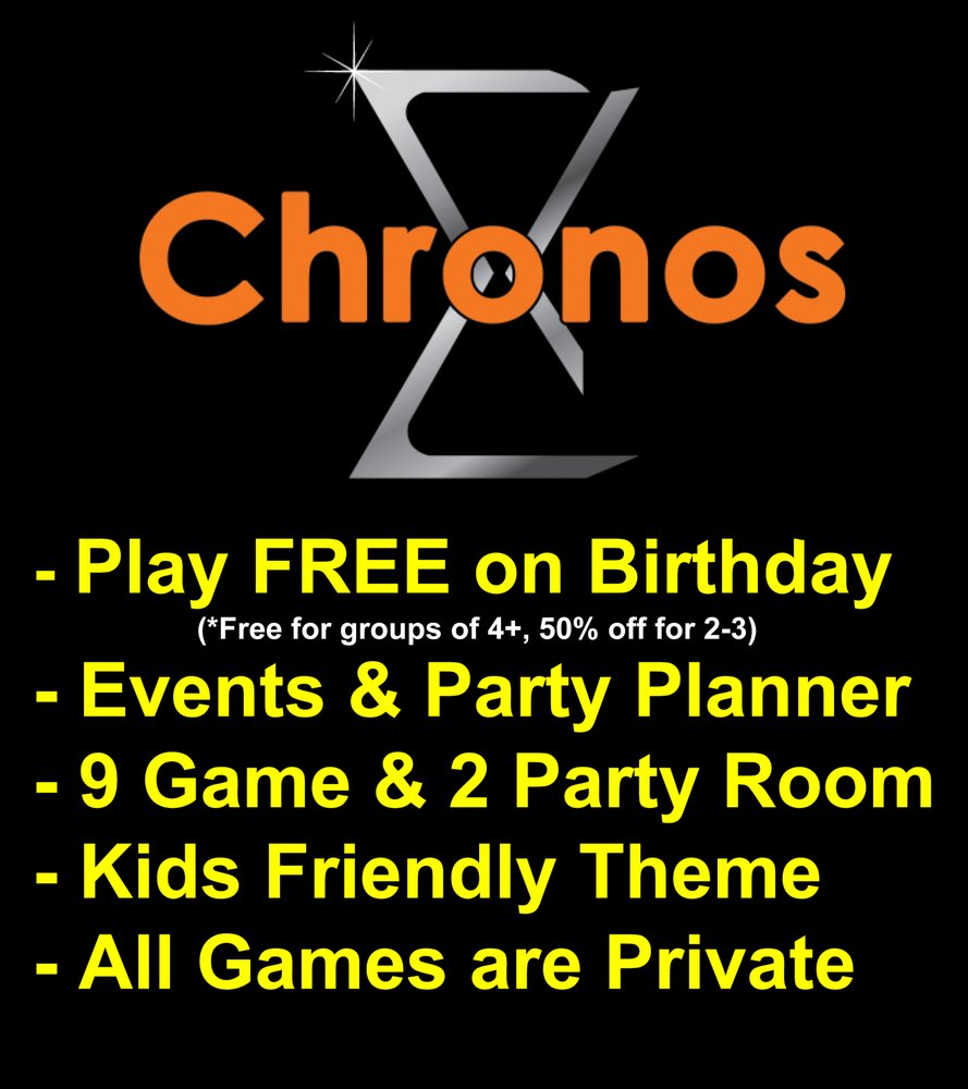 Social spots from Chronos Escape Room