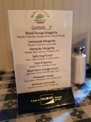 Menu photo 2 Black Patch Grille Princeton, KY Menu photo 2 Black Patch Grille Princeton, KY