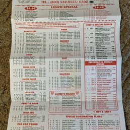 China One - Menu - menu - Chinese Near Me - Batesburg, South Carolina