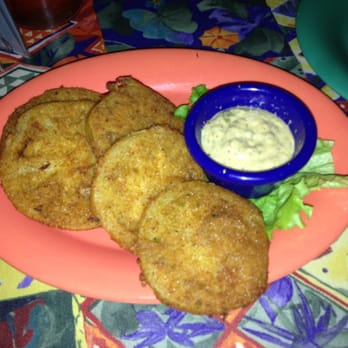 Florida Cracker Cafe - Fried Green Tomatoes..spicy, yummy!! - Seafood Near Me - Saint Augustine, Florida
