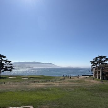 The Terrace Lounge - View from our table - Lounges Near Me - Pebble Beach, California The Terrace Lounge - View from our table - Lounges Near Me - Pebble Beach, California