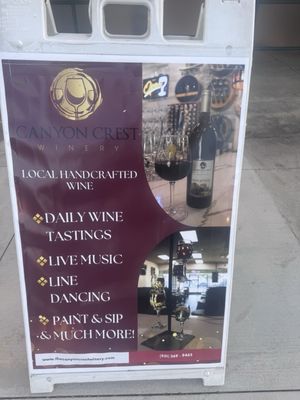Menu photo 3 Canyon Crest Winery Riverside, CA Menu photo 3 Canyon Crest Winery Riverside, CA