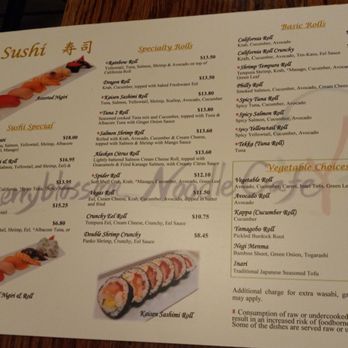 Cherryblossom Noodle Cafe - Menu - Sushi Bars Near Me - Phoenix, Arizona
