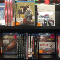 Newbury Comics - July 22, 2015. A large DVD selection.
