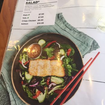 Bonchon Natomas - More salad menu Oct 2019 - Korean Near Me - Sacramento, California