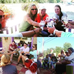 Modern Craft Wine - Visitors of the Modern Craft Wine tasting room in Harrisville enjoy some Michigan vino.