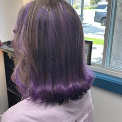 Purple hair