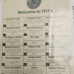 Taste Of Tradition - Tot's menu