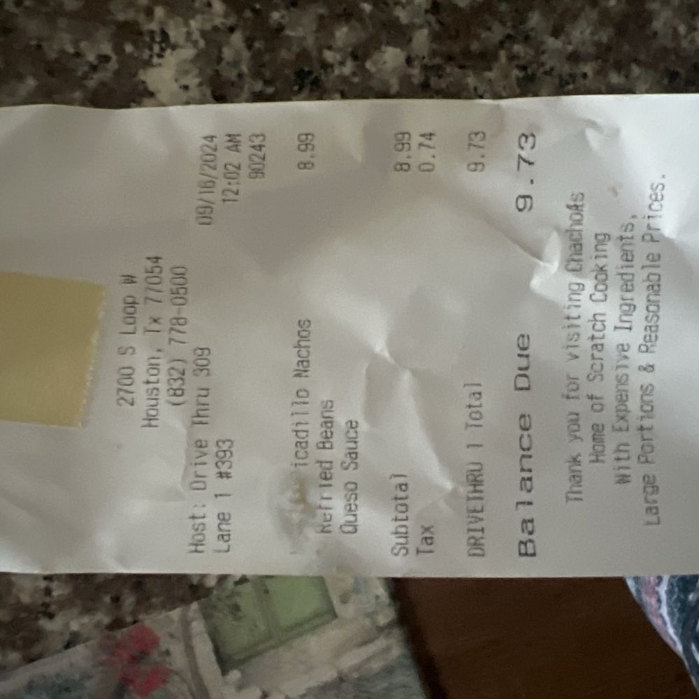 Price of medium nachos Price of medium nachos