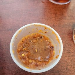 Suck it up! Salsa. It has good taste and a nice amount of heat. Suck it up! Salsa. It has good taste and a nice amount of heat.