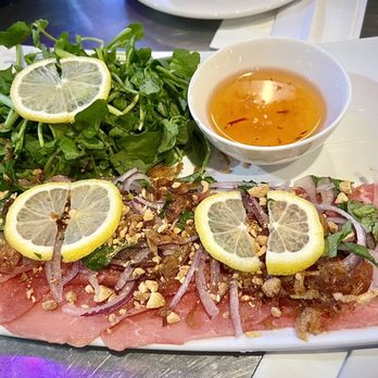 Shank & Bone - Beef carpaccio - Vietnamese Near Me - San Diego, California Shank & Bone - Beef carpaccio - Vietnamese Near Me - San Diego, California
