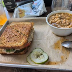 Presst Food & Wine - Fennel Chicken Salad w/ white bean, chicken chili