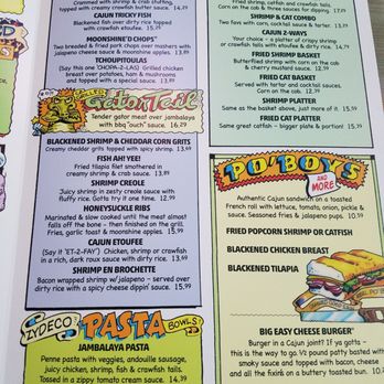 Razzoo's Cajun Cafe - MENU - Cajun/Creole Near Me - Cedar Hill, Texas
