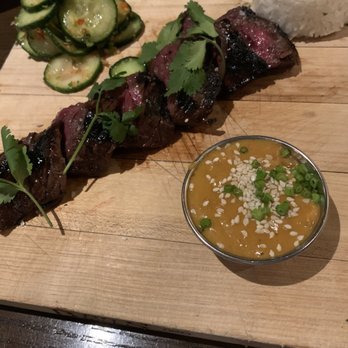 Juju - Lemongrass Grilled Hanger Steak - Tapas/Small Plates Near Me - Durham, North Carolina Juju - Lemongrass Grilled Hanger Steak - Tapas/Small Plates Near Me - Durham, North Carolina