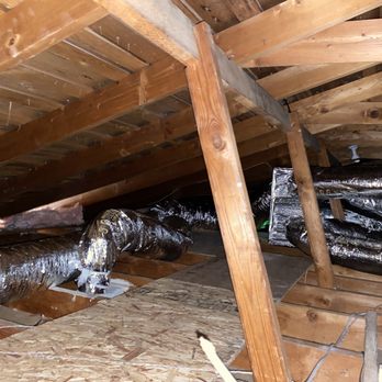 Attic Kings - Attic after insulation removal and air duct replacement ready for Insulation install - Insulation Installation Near Me Attic Kings - Attic after insulation removal and air duct replacement ready for Insulation install - Insulation Installation Near Me