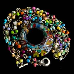 Geneva Arts Fair - This is a piece of chainmaille jewelry that I created starting with nothing.  Look for more to be added