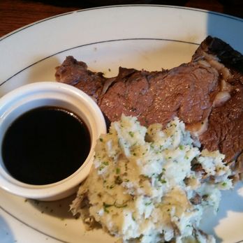 J. Alexander's - 16 oz prime rib with smashed potatoes and au  jus. - New American Near Me - San Antonio, Texas