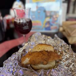 Disco Chicken & Donuts - Chicken biscuit