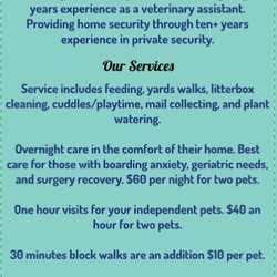 Angels Pet Service