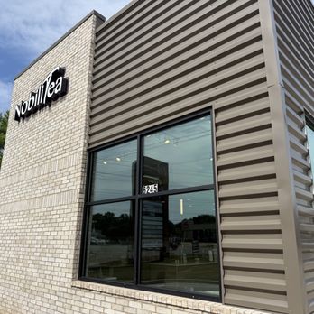 NobiliTea - Tyler 2 - The side view of building with the NobiliTea logo - Coffee & Tea Near Me - Tyler, Texas NobiliTea - Tyler 2 - The side view of building with the NobiliTea logo - Coffee & Tea Near Me - Tyler, Texas