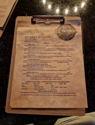 Menu photo 1 Whiskey Kitchen Mount Dora Mt Dora, FL