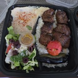 Sam's Flaming Grill - Beef Kabob Plate