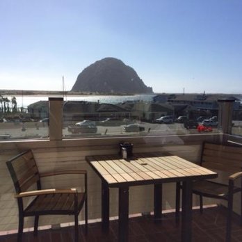 Dorn's Original Breakers Cafe - On the patio looking toward Morro Rock - Seafood Near Me - Morro Bay, California