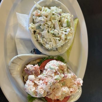 Nantucket Grill - Chapel Hill - Lobster roll with apple coleslaw - New American Near Me - Chapel Hill, North Carolina