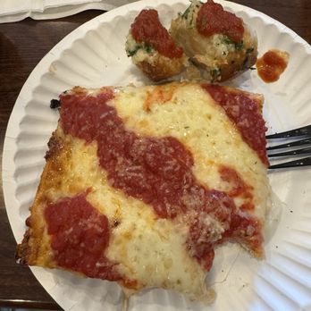 Paradise Pizza - Kind of Detroit style, sauce on top - Pizza Near Me - Norristown, Pennsylvania Paradise Pizza - Kind of Detroit style, sauce on top - Pizza Near Me - Norristown, Pennsylvania
