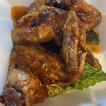 Asian Brothers Brewing Company - chicken wings with sauce and lettuce - Breweries Near Me - Isleton, California Asian Brothers Brewing Company - chicken wings with sauce and lettuce - Breweries Near Me - Isleton, California
