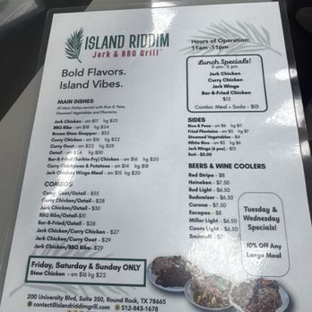 Island Riddim - Caribbean Near Me - Round Rock, Texas Island Riddim - Caribbean Near Me - Round Rock, Texas