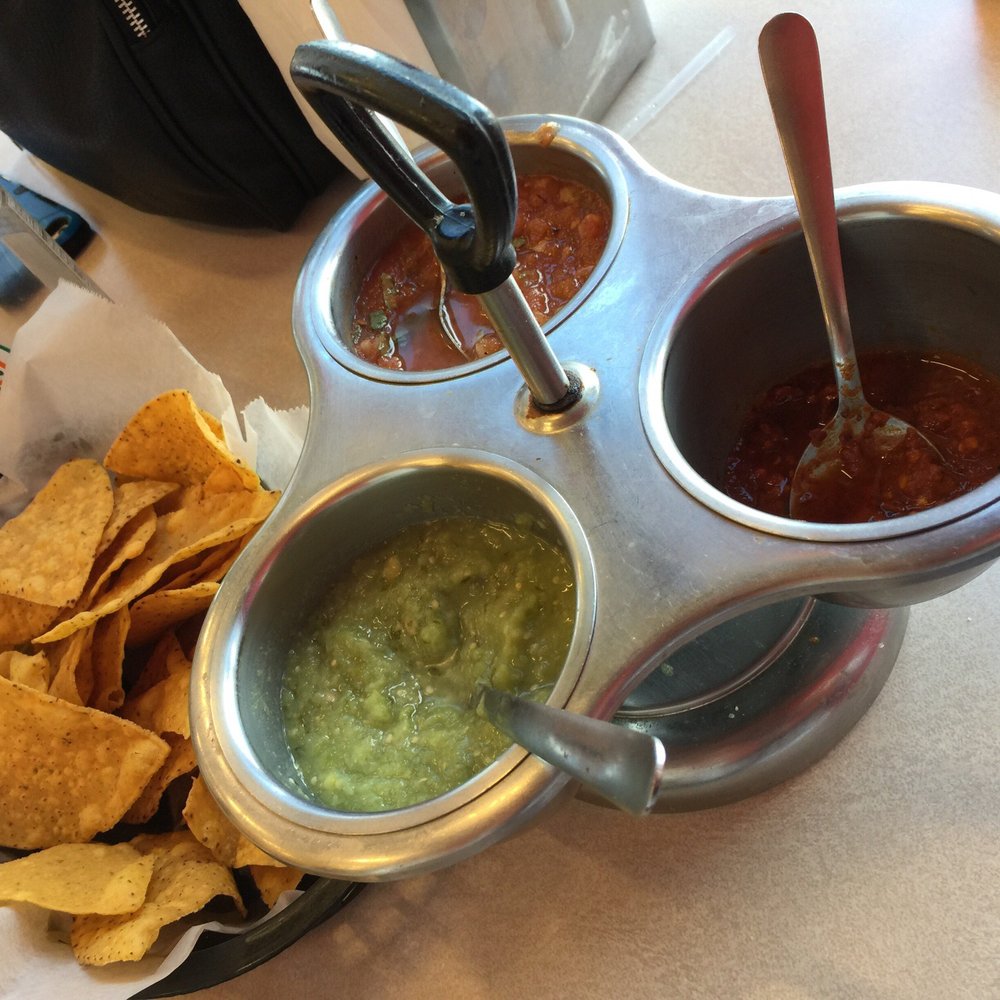 Sabor De La Vida - Chips with three salsa options. - Mexican Near Me - Columbus, Indiana Sabor De La Vida - Chips with three salsa options. - Mexican Near Me - Columbus, Indiana