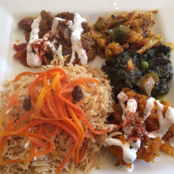 Kabul House - Lunch:vegetarian platter $7.50 - Afghan Near Me - Evanston, Illinois Kabul House - Lunch:vegetarian platter $7.50 - Afghan Near Me - Evanston, Illinois