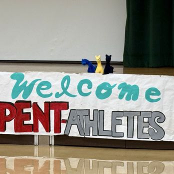 South High School - Welcome Pentathlete Sign - Middle Schools & High Schools Near Me - Torrance, California South High School - Welcome Pentathlete Sign - Middle Schools & High Schools Near Me - Torrance, California