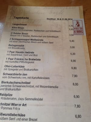 Menu photo 3 Schlappeseppel Aschaffenburg, BY