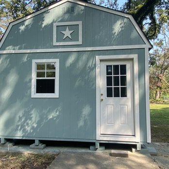 Leland's Barns & Sheds - Front close up - Sheds & Outdoor Storage Near Me - Grandview, Texas