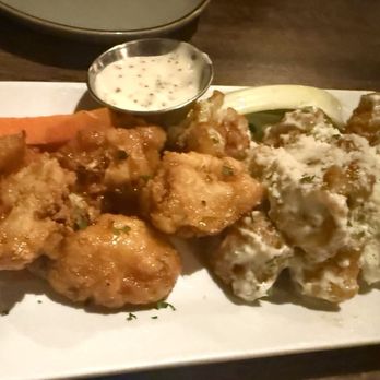 Spirit Elephant - Cauli-wings with garlic Parmesan and mango chilli sauce - Vegan Near Me - Winnetka, Illinois Spirit Elephant - Cauli-wings with garlic Parmesan and mango chilli sauce - Vegan Near Me - Winnetka, Illinois