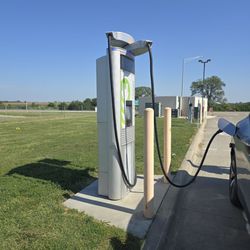 Chargepoint - One of the two DC Fast charger