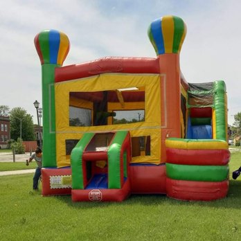 Kids Moon Jump - Balloon castle - Bounce House Rentals Near Me