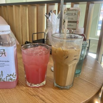 Ancora Cafe + Bakery - Blackberry mint lemonade, strawberry lemonade, fruity pebble latte YUMMM! - Coffee & Tea Near Me - Madison, Wisconsin