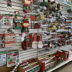 Dollar Tree - Christmas displays