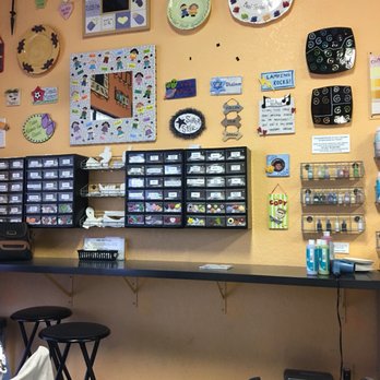 All Fired Up - Supplies and finished products on display - Paint-Your-Own Pottery Near Me - Las Vegas, Nevada
