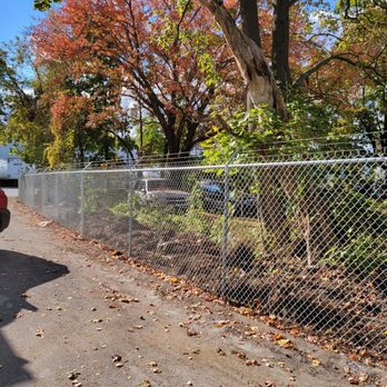 Day Enterprises - Some 6 foot galvanized chainlink with barbedwire security fence - Fences & Gates Near Me - Webster, Massachusetts Day Enterprises - Some 6 foot galvanized chainlink with barbedwire security fence - Fences & Gates Near Me - Webster, Massachusetts