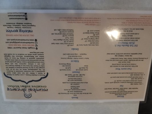 Menu photo 6 Mumbai Dreams Nyack, NY