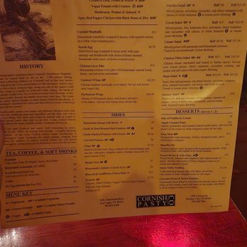 Cornish Pasty - Menu May 2024 - British Near Me - Las Vegas, Nevada Cornish Pasty - Menu May 2024 - British Near Me - Las Vegas, Nevada
