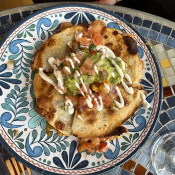 Yuca Bar - shrimp Quesadilla de Camarones - Latin American Near Me - New York, New York Yuca Bar - shrimp Quesadilla de Camarones - Latin American Near Me - New York, New York