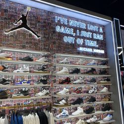 Shoe Palace - Jordan wall