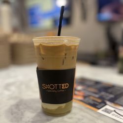 Shotted Specialty Coffee - Iced pistachio coffee